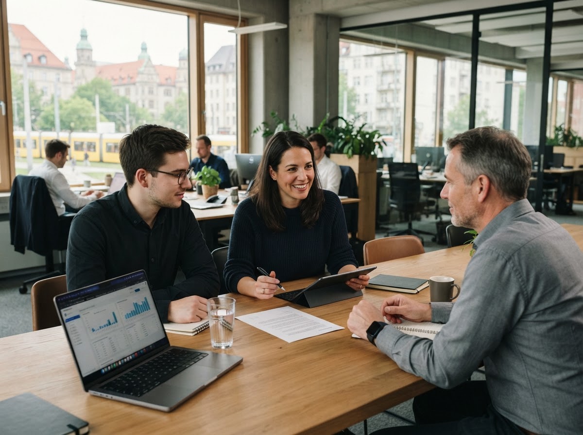 PentorInvest Team bei der Analyse von Marktdaten und Modellvalidierung